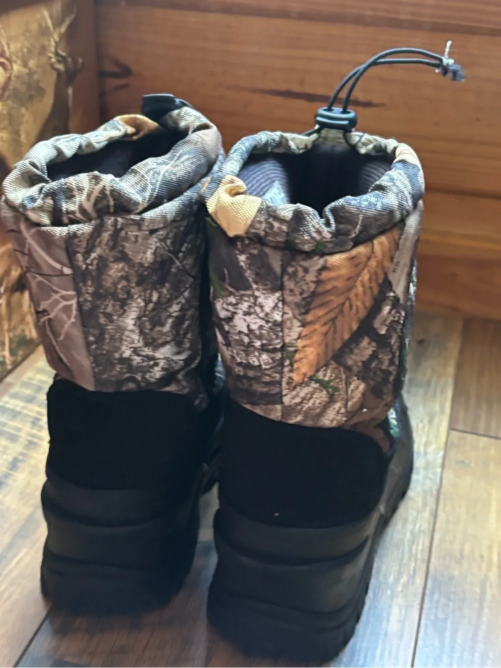 Itasca camo snow boots men size 6